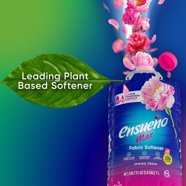 Ensueño Max Liquid Fabric Softener, Spring Fresh 330 loads, 236 fl. oz.
