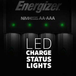 Energizer Recharge PowerPlus Charger AA & AAA Batteries, 8 pk.
