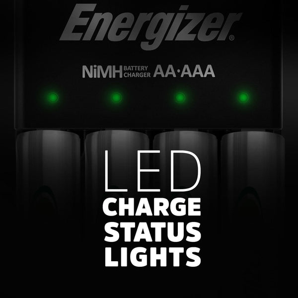 Energizer Recharge PowerPlus Charger AA & AAA Batteries, 8 pk.