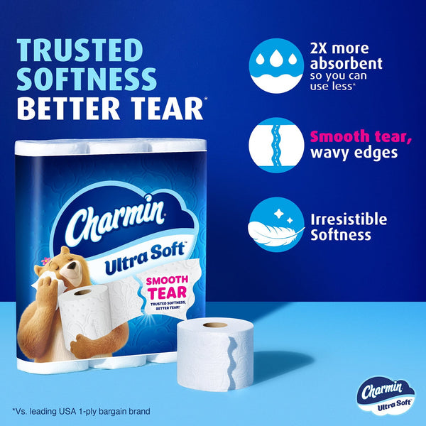 Charmin Ultra Soft 2-Ply Toilet Paper 32 rolls, 215 sheets/roll