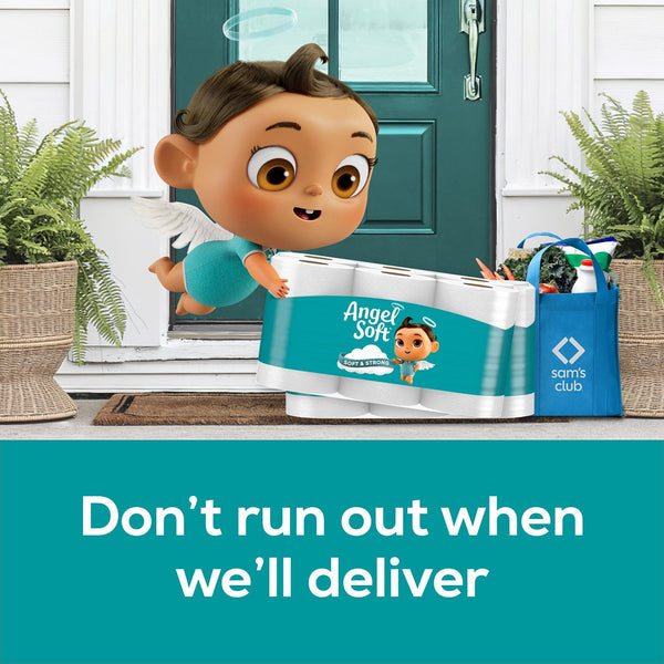 Angel Soft 2-Ply Toilet Paper, 48 rolls, 320 sheets/roll