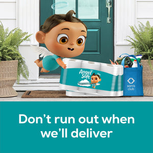 Angel Soft 2-Ply Toilet Paper, Fresh Lavender Scented Tube 48 rolls, 320 sheets/roll