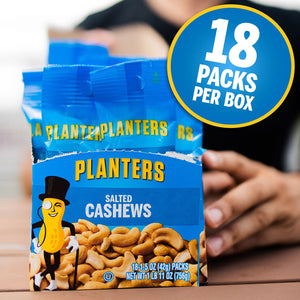 Planters Salted Cashews, 1.5 oz., 18 pk.