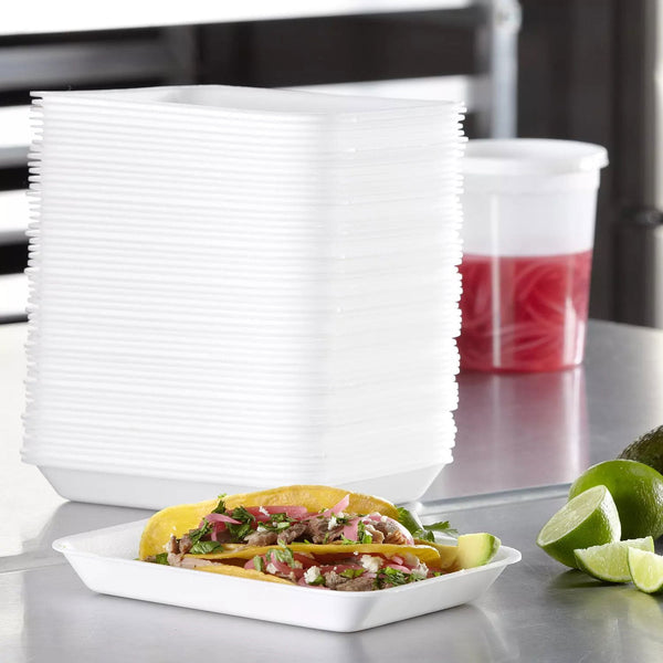 Hefty Supreme Foam Charola Trays, 6.5" x 8.625" 200 ct.