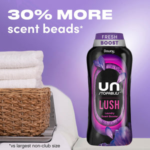 Downy Unstopables  In-Wash Laundry Scent Booster Beads, Lush, 39.9 oz