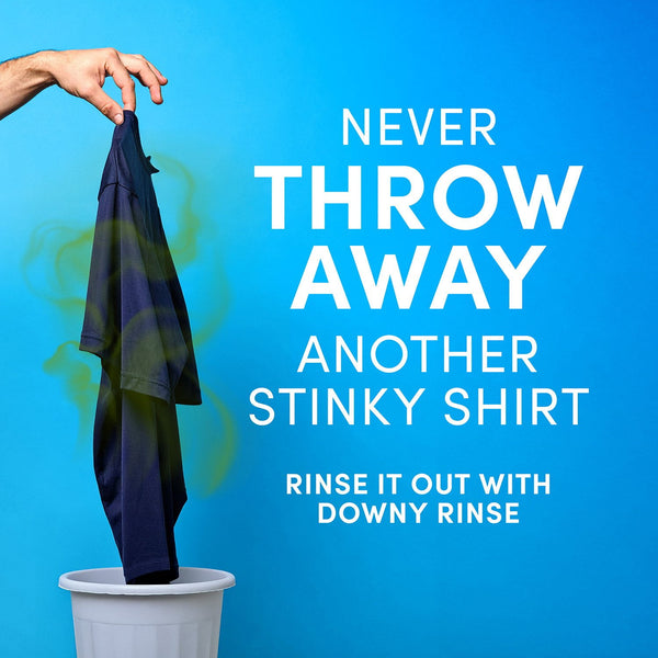 Downy Rinse Laundry Odor Remover, Cool Cotton, 87.5 fl. oz.