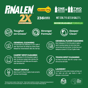 Pinalen 2X Concentrated Multipurpose Cleaner, Fresh Pine, 236 fl. oz.