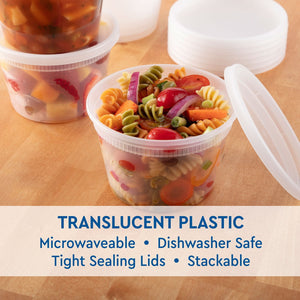 Member's Mark Deli Container with Lid 16 oz., 240 ct.