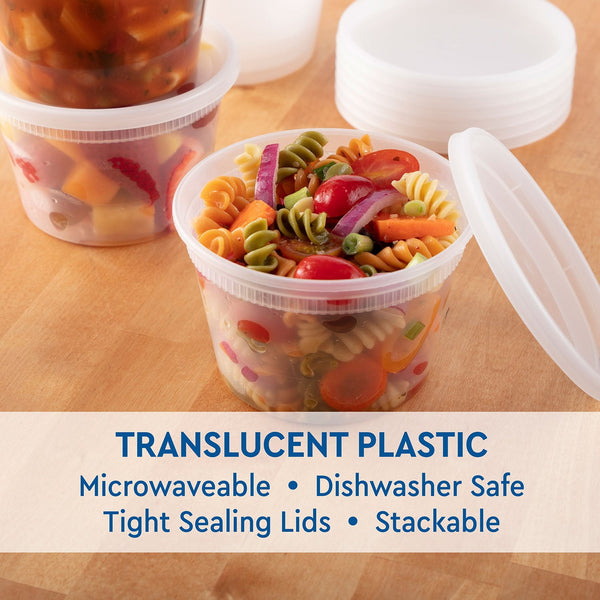 Member's Mark Deli Container with Lid 16 oz., 240 ct.