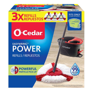 O-Cedar EasyWring Power Refills, 3 pk