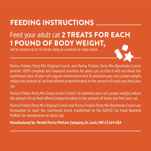 Friskies Party Mix Party Variety Pack, Cat Treats, 60 oz.