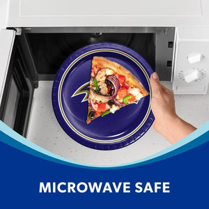 Baltimore Ravens NFL Round Paper Plates, 10