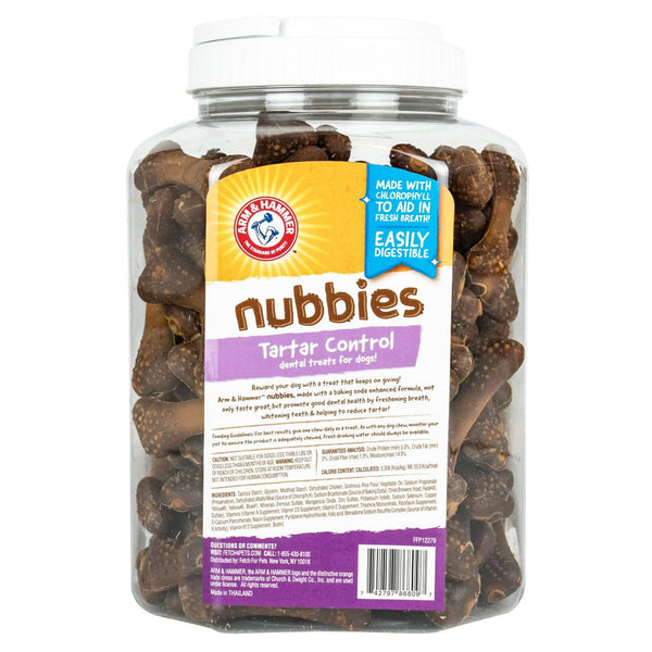 Arm & Hammer, Chicken Flavored Nubbies Dental Treats for Dogs, 139 ct.