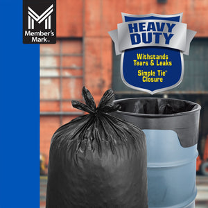 Member's Mark Heavy Duty 55-Gallon Drum Liner Trash Bags, 80 ct.