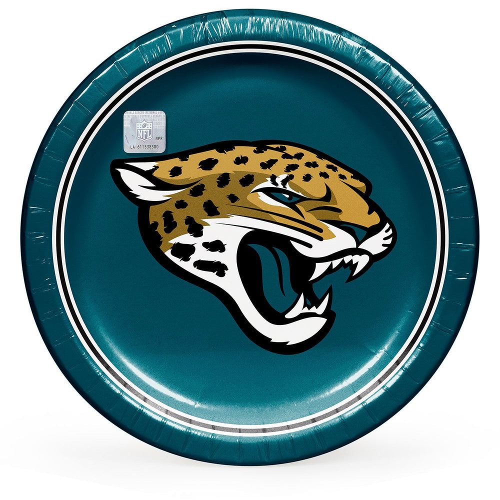 Jacksonville Jaguars NFL Round Paper Plates, 10