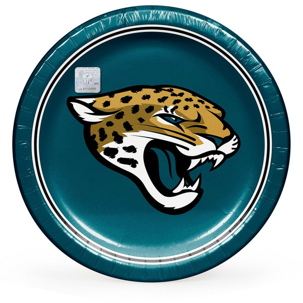 Jacksonville Jaguars NFL Round Paper Plates, 10