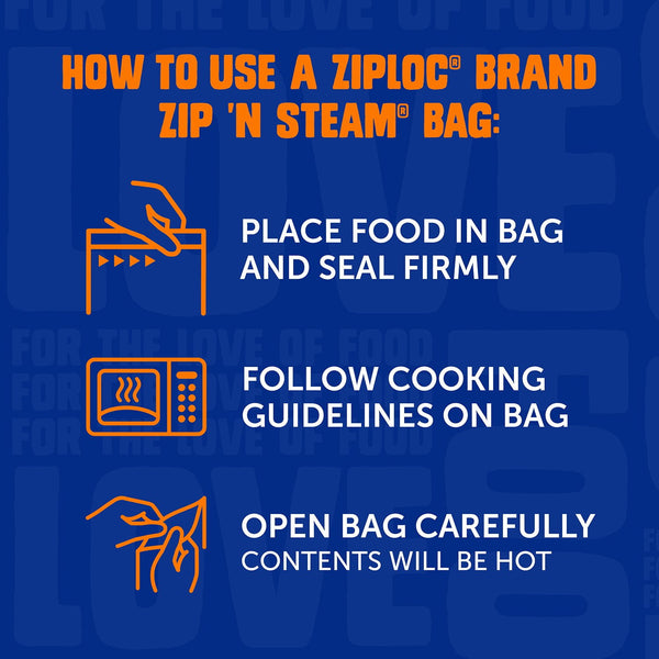 Ziploc Store & Steam Variety Pack, 80ct.