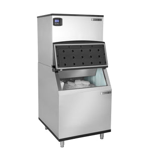 Maxx Ice 30" Wide Full Dice Ice Machine (650 lb.) with 580 lb. Bin