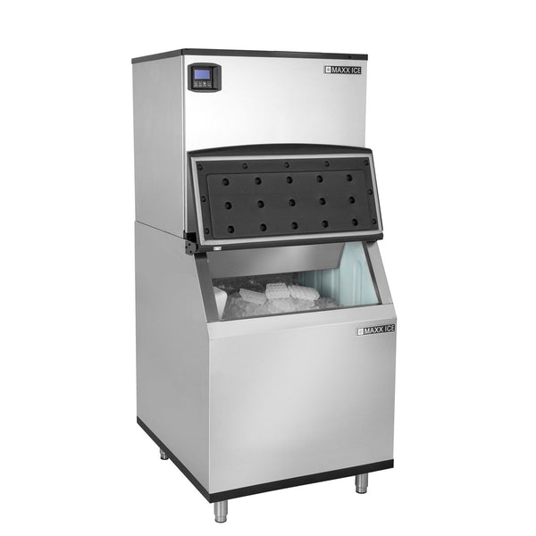 Maxx Ice 30" Wide Full Dice Ice Machine (650 lb.) with 580 lb. Bin