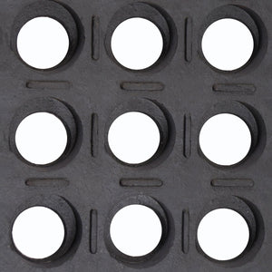 General Purpose WorkStep Floor Mat, Black (36" x 60" x .5")