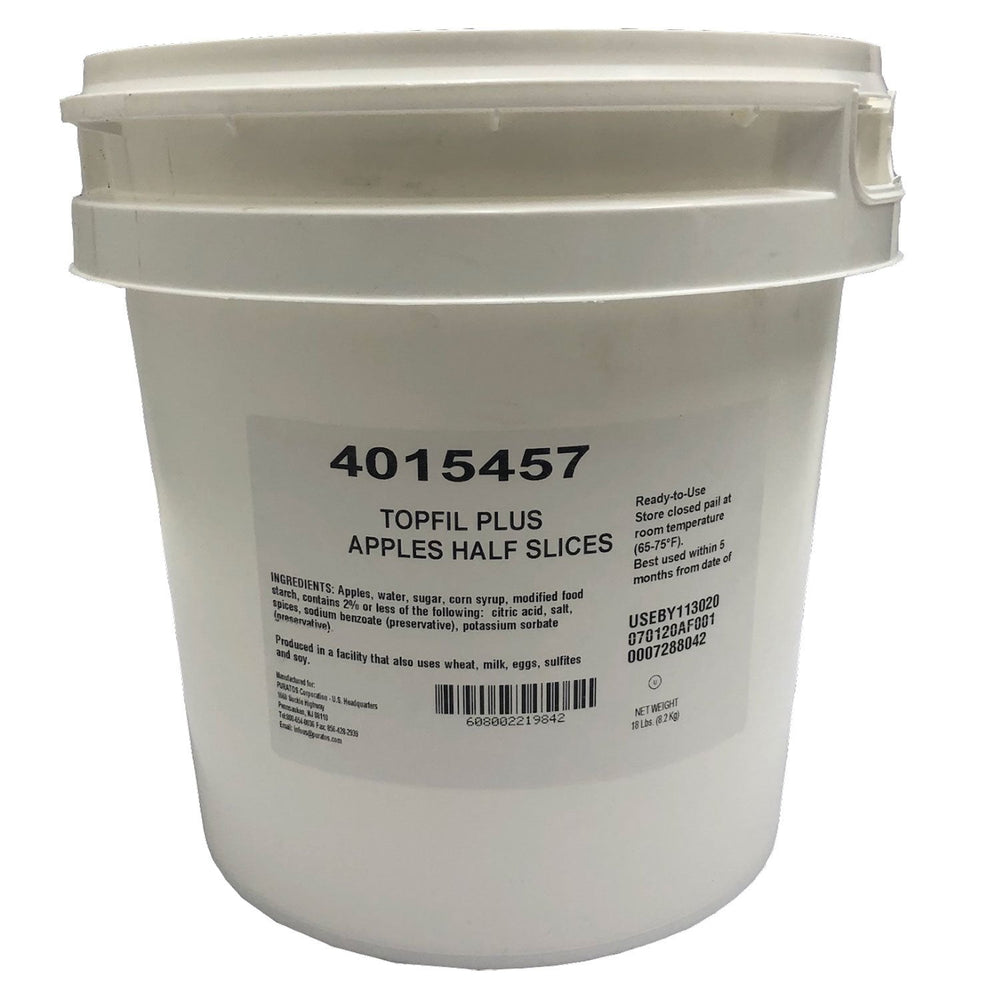 Puratos Apples Half Slice Filling, Case, 18 lbs.