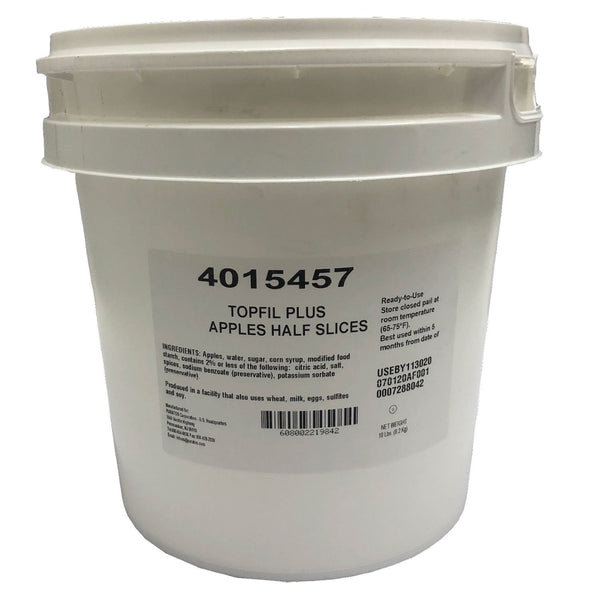 Puratos Apples Half Slice Filling, Case, 18 lbs.