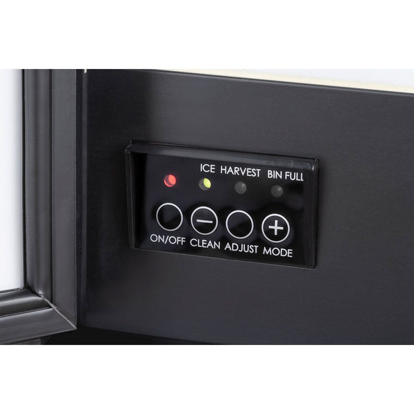 Maxx Ice Freestanding Icemaker, Stainless Steel and Black (60 lbs.)