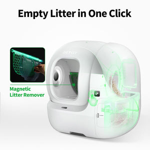 Petkit Purobot Max Pro AI-Powered Smart Litter Box with Visual Health Monitoring