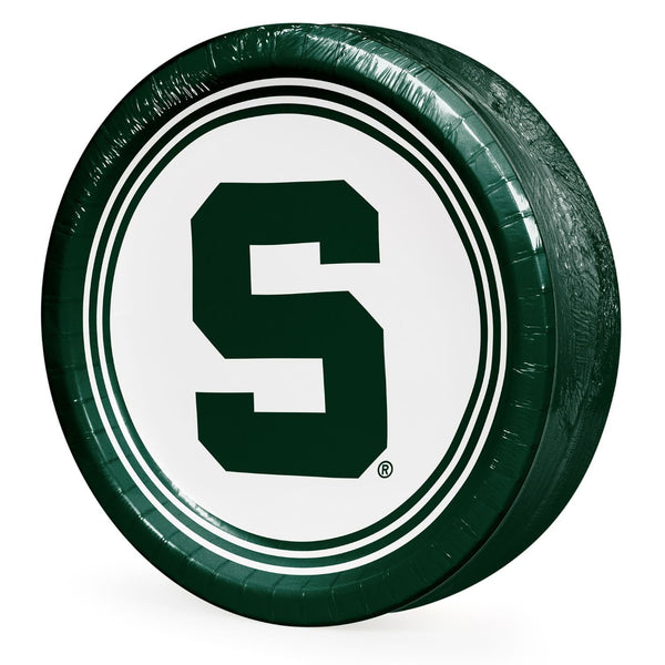 Michigan State Spartans NCAA Round Paper Plates, 10