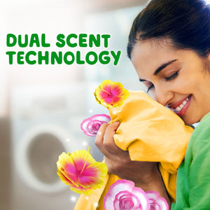 Gain Flings Tango Twist Laundry Detergent Pacs, Rose + Hibiscus Scent, 108 ct.