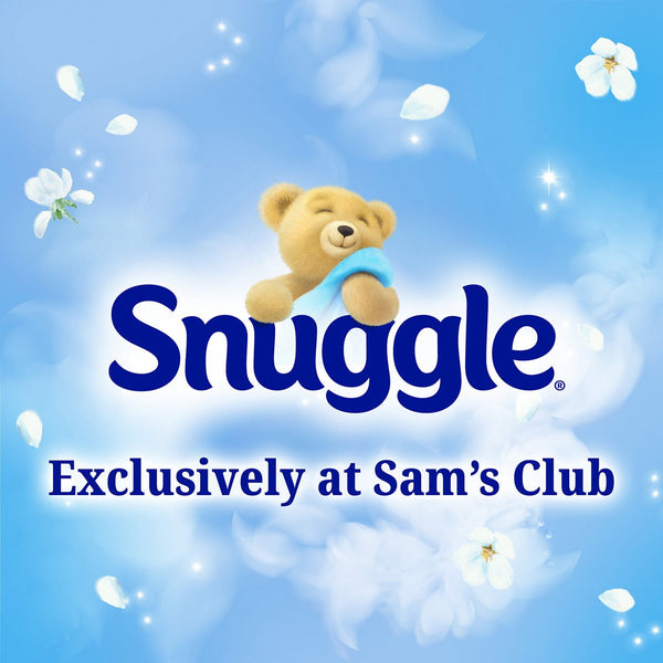 Snuggle Advanced Softness Liquid Fabric Softener, Blue Sparkle, 259 loads, 176 fl. oz.