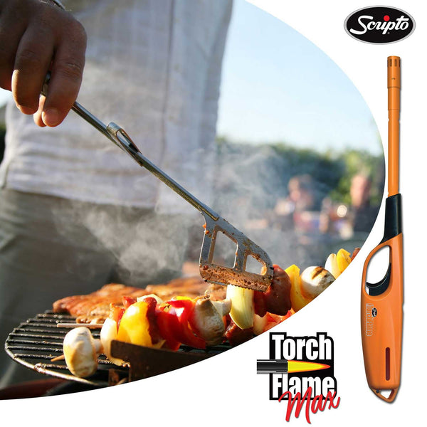 Scripto Aim 'N Flame Multi-Purpose Lighter, 4pk