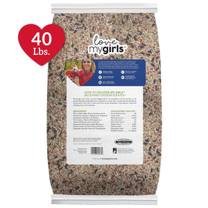 Love My Girls 5-Grain Corn-Free Scratch Gourmet Chicken Food, 40lbs