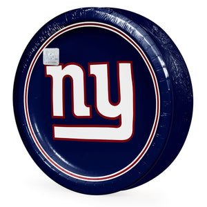New York Giants NFL Round Paper Plates, 10