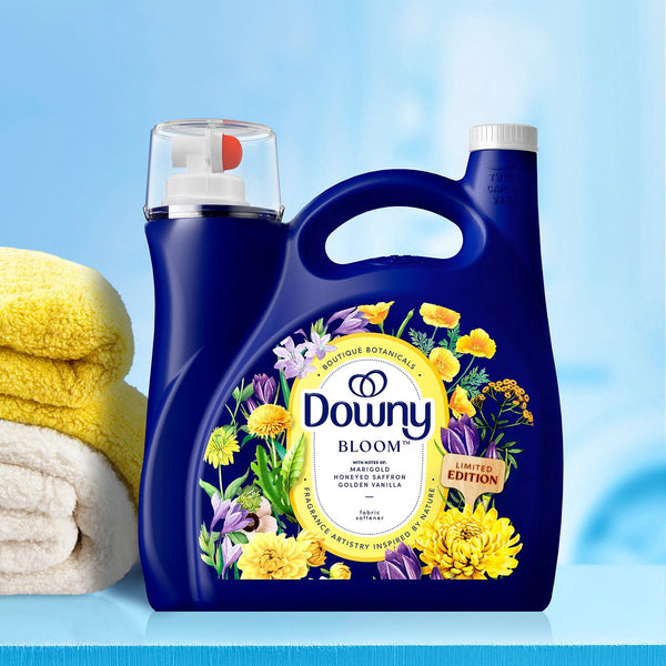 Downy Boutique Botanicals Limited Edition, Liquid Fabric Softener, Bloom, 164 loads, 111 fl. oz.