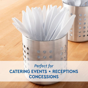 Member's Mark White Plastic Knives, Heavyweight, 600 ct.