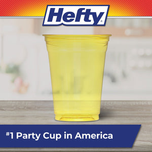 Hefty Party Perfect Translucent Plastic Cup, Spring Colors, 18 oz., 140 ct.