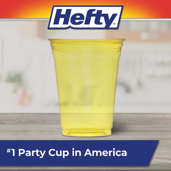 Hefty Party Perfect Translucent Plastic Cup, Spring Colors, 18 oz., 140 ct.