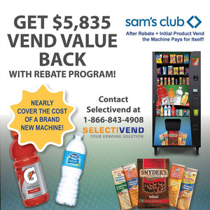 Selectivend Advantage Plus ADA Compliant Combo Vending Machine