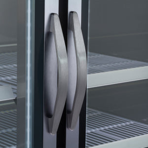 Maxx Cold X-Series Double Glass Door Commercial Refrigerator, Stainless Steel (49 cu. ft.)