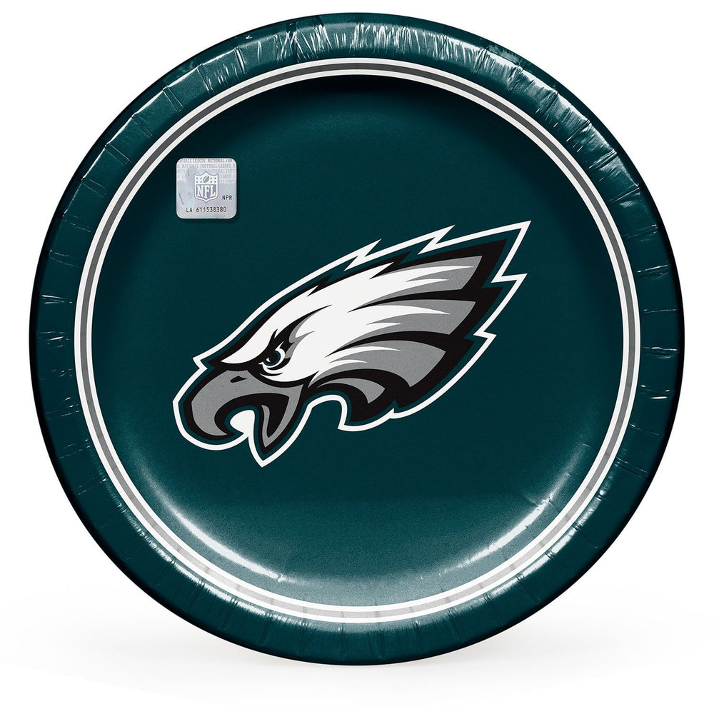 Philadelphia Eagles NFL Round Paper Plates, 10
