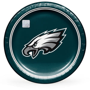 Philadelphia Eagles NFL Round Paper Plates, 10