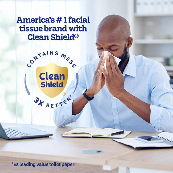 Kleenex Ultra Soft Hypoallergenic Facial Tissues 12 Boxes, 72 tissues/box