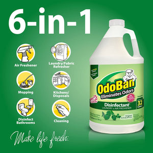 OdoBan Odor Eliminator and Disinfectant Concentrate, 4 pk., Choose Scent