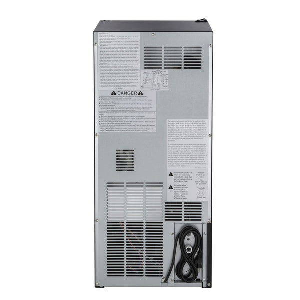 Maxx Ice Freestanding Icemaker, Stainless Steel and Black (60 lbs.)