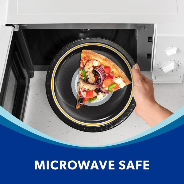 Pittsburgh Steelers NFL Round Paper Plates, 10