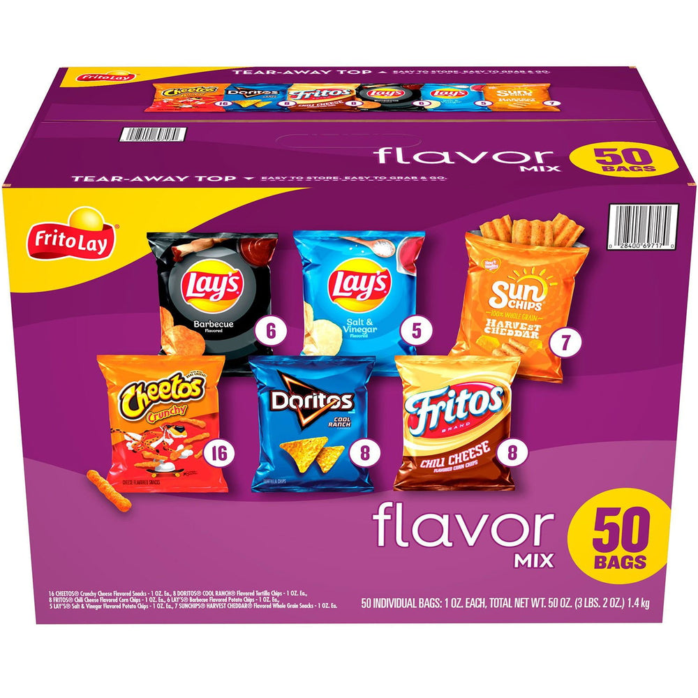 Frito-Lay Flavor Mix Chips, Variety Pack, 50 pk.