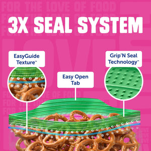 Ziploc Grip 'n Seal Top Snack Bags, 300 ct.