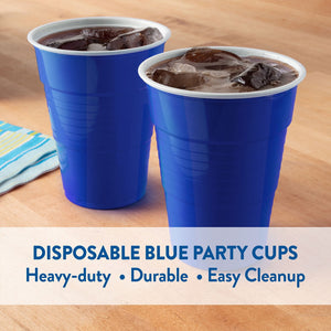 Member's Mark Heavy-Duty Blue Plastic Cups 18 oz., 240 ct.