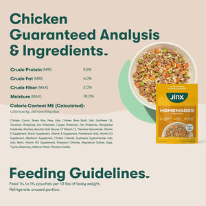 Jinx Homeamdes Variety Pack, Wet Dog Food Pack , 9 oz., 12 ct.